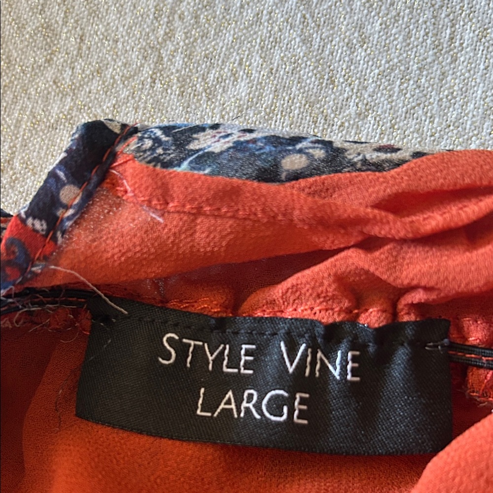 Patchwork V-Neck Dress - Picture 7 of 8